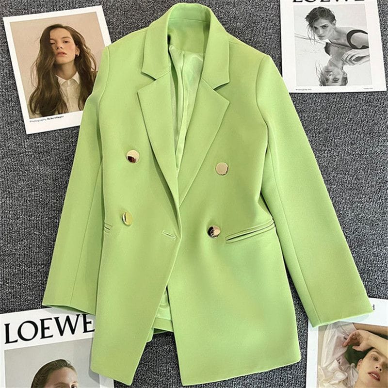 Women High Quality Linen Blazer
