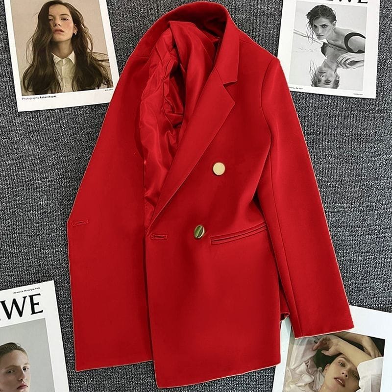 Women High Quality Linen Blazer
