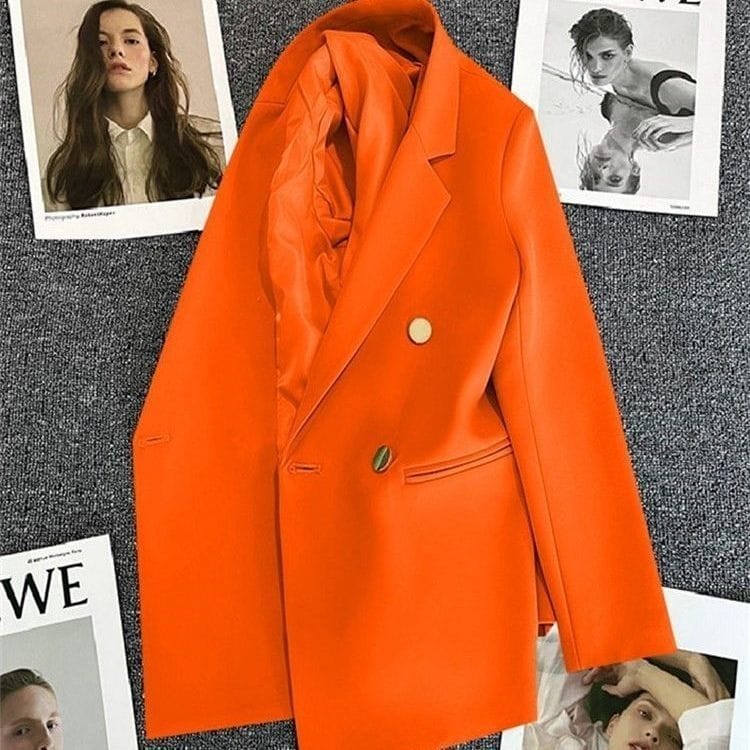 Women High Quality Linen Blazer